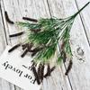 Bouquet Lavender Simulated Artificial Plastic Artificial Flower For Indoor Decor