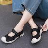 2025 Spring and Summer New Leisure Sports Mary Jane Women's Shoes Fashion Ugly Cute Comfortable Not Tired Feet Nurse Shoes Women's Mesh Shoes