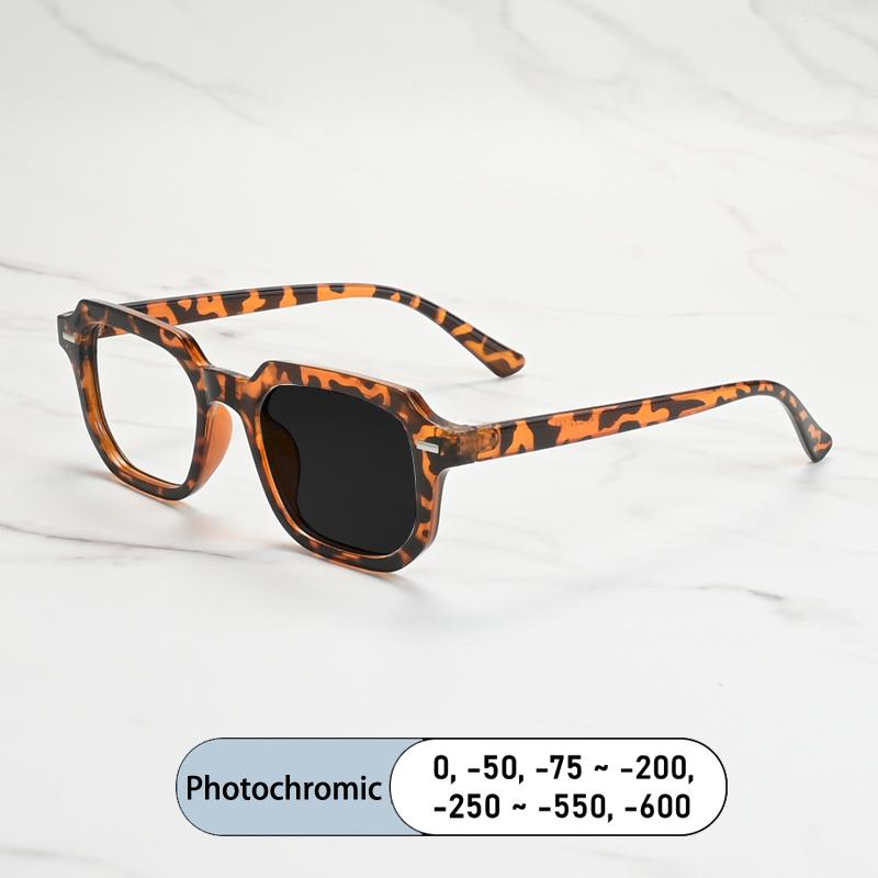 Square Classic Rice Stud Spectacle Frame Men Myopia Glasses Prescription Nearsight Anti Blue Light Women Short Light Eyewear