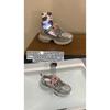 Cowhide version 7cm genuine leather double-layer thick-soled heightening gray casual sports shoes female dad shoes