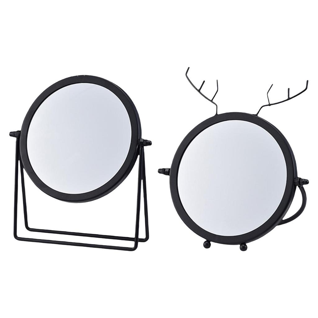 Desktop Makeup ° Rotation Mirror Small Stand Mirror for Tabletop