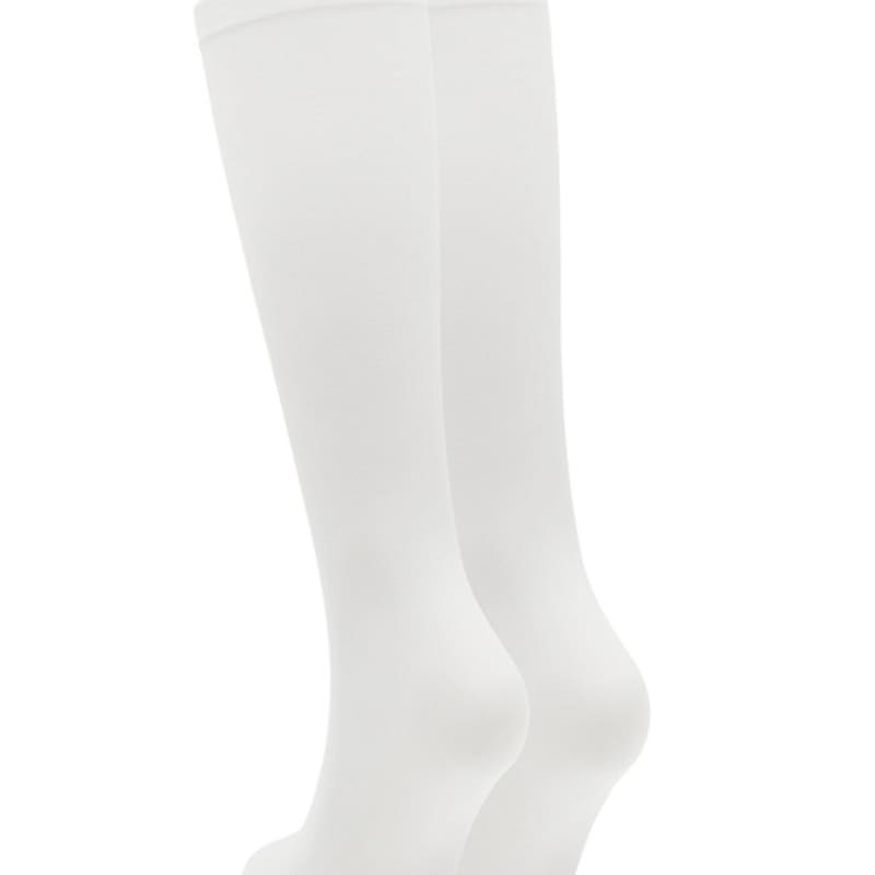TUDE LOGO LONG SOCKS WHITE