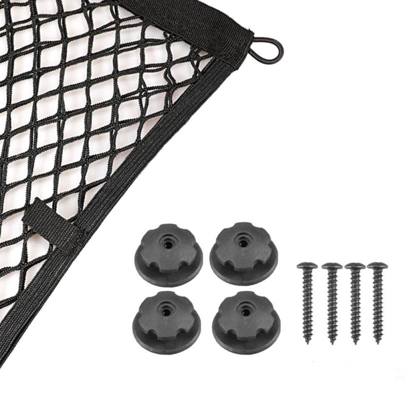 Rozciągliwa mała kieszeń z siatki ładunkowej Boczna elastyczna torba do przechowywania Siatka do wnętrza samochodu Materiały eksploatacyjne 45x25cm