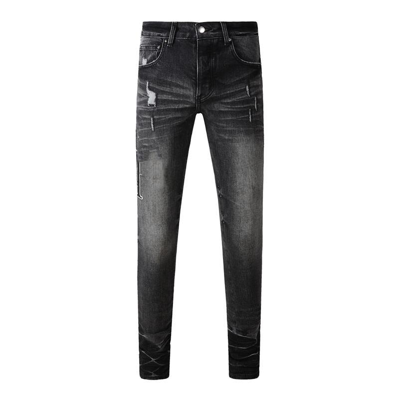 STREETRICH Fashion Americans Brands Men's Jeans Luxury Streetwear Holes Long Trousers Quality Male Stretch Slim Pants Skinny Trousers