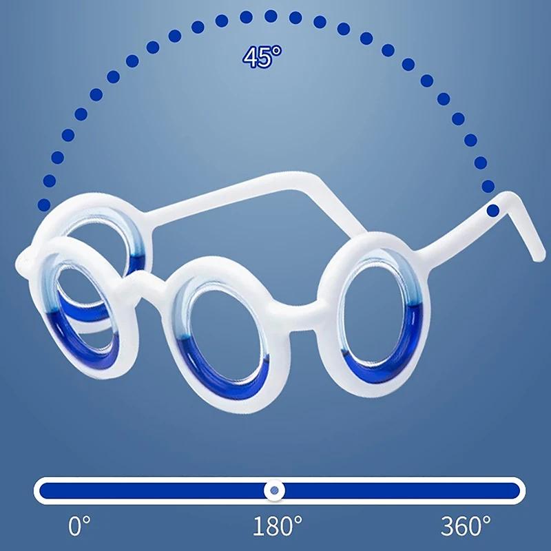 

1 шт. Рідкі окуляри проти заколисування Портативні безлінзові окуляри проти хвороби Окуляри проти хвороби для дітей і дорослих