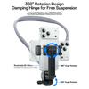 YESIDO C334 360 Degree Rotation Neck Phone Holder Stand Anti-shake Hands-free Neck-mounted Bracket