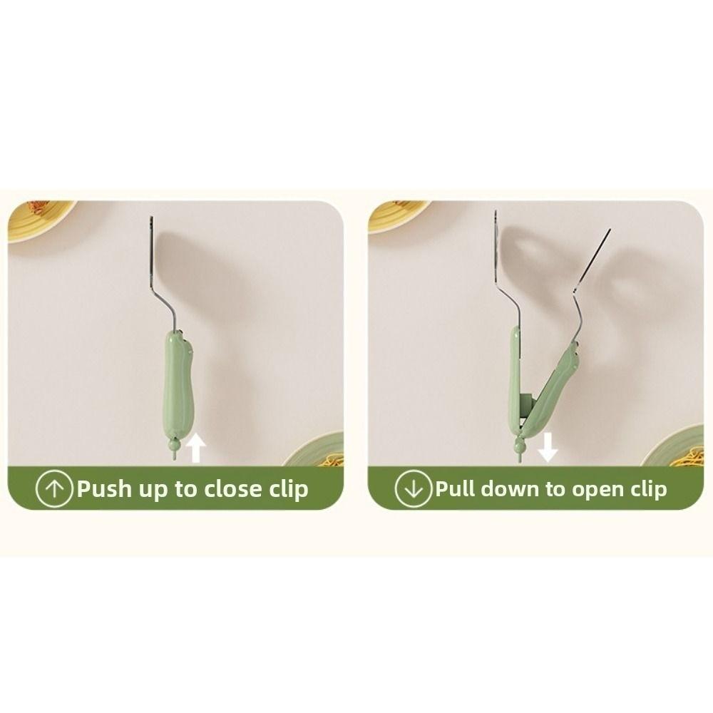 Anti-scald Steak Spatula Tongs 2in1 Steak Flipping Clip Pancake Barbecue Spatula  Cooking Tools