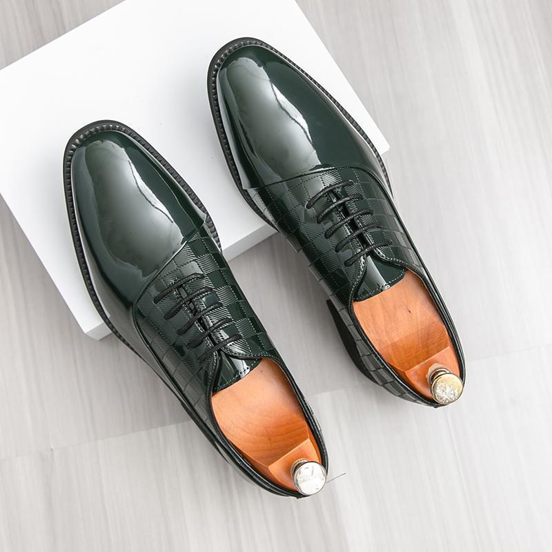Large size British casual business dress leather shoes men's shoes wedding shoes single shoes work shoes men's leather shoes