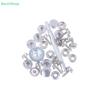 30/32Pcs Silver Snap Fastener Stainless Canvas Screw Kit Tent Boat Marine Car Canopy Accessories