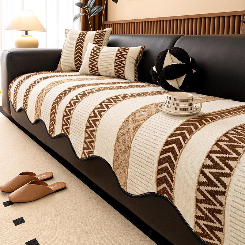 One-Piece Light Luxury High-End Chenille Sofa Cushion  New Fixed Non-Slip And Anti-Cat Scratch Sofa Cushion