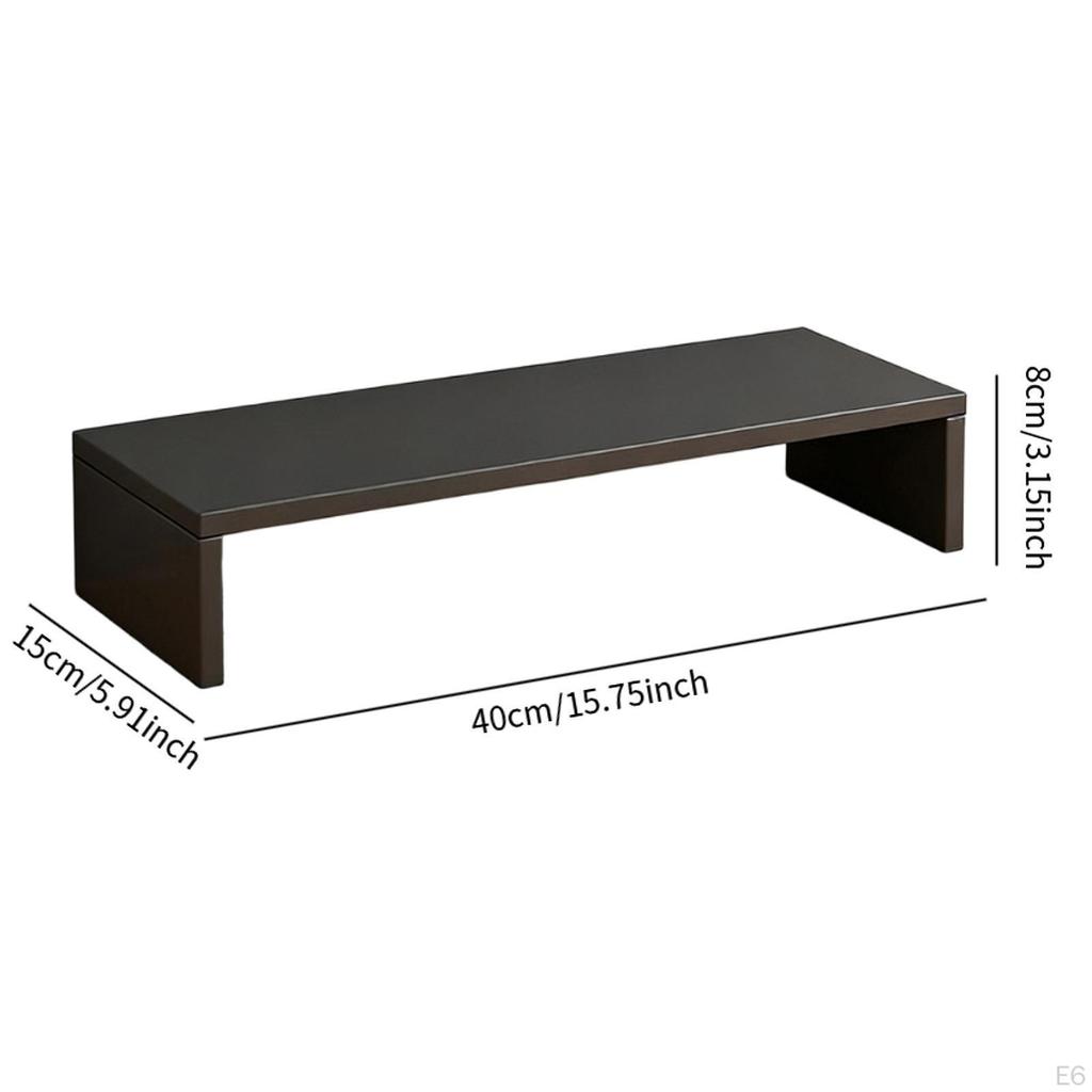 Stand Riser Bracket Durability Premium Ergonomic Versatile Wooden for Dorm Home Apartments Workplace