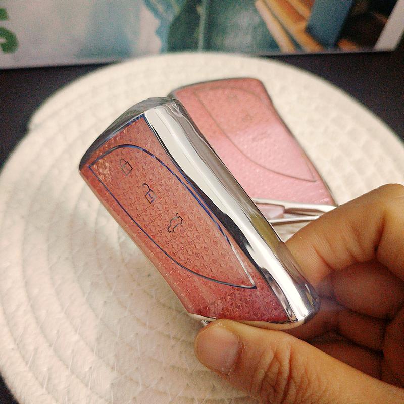 Fashion Pink Diamond For Lexus Nx Es Ux Us Rc Lx Gx Is Rx 200 250H 350H Ls 450H 260H 300H Ux200 3 Button Car Key Case Cover Fob