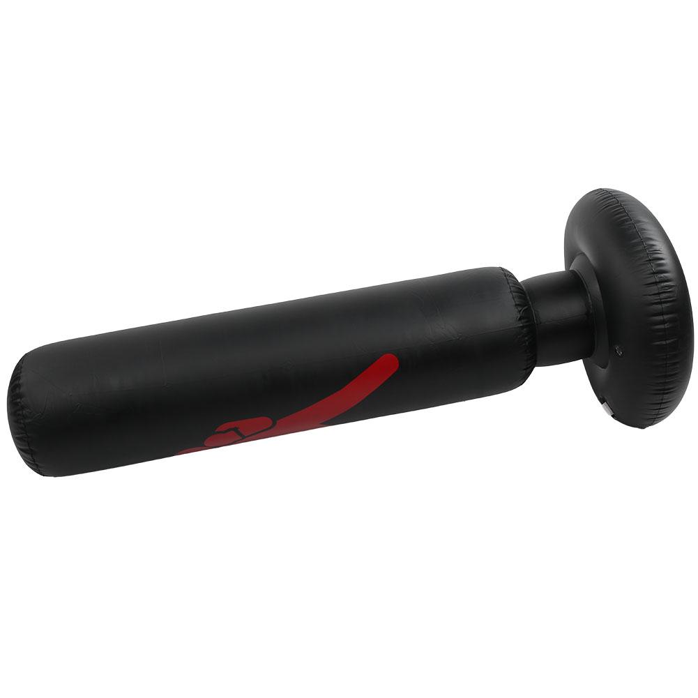 Coloană de Box Gonflabilă Adulți Fitness Decompresie Sac de Nisip Sac de Box Îngroșat Negru