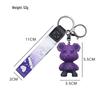 Chameleon Bear Creative Keychain Car Pendant Doll Backpack Ornament Keyring