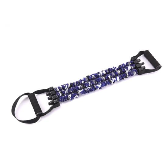 Adjustable Resistance Band with Detachable 3-Tube Chest Expander Shoulder Stretcher Strength Training Fitness Full Body Stretching Band with Handle