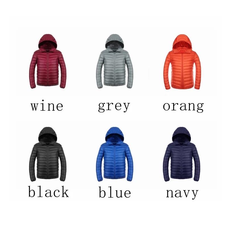 NewBang Down Coat Male Ultra Light Down Jacket Men Winter Jackets Lightweight Jackets Hooded Parka Windbreaker Feather Parka