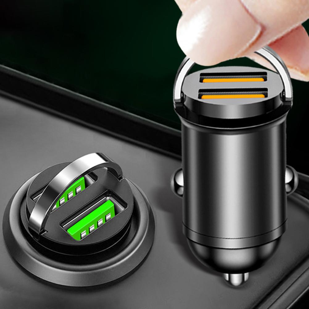 Mini Car Charger USB Type C Car Phone Charger Fast Charging For IPhone Quick Charge Adapter For Xiaomi