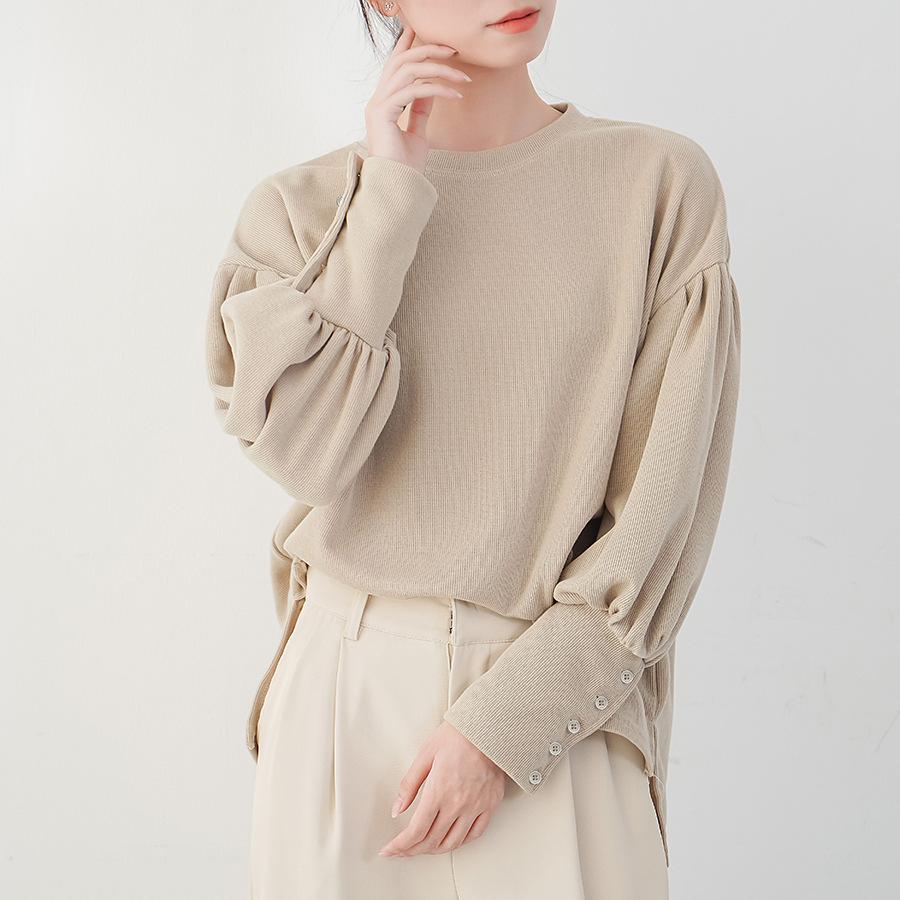 Autumn and Winter Sweatshirts for Women Solid Color Loose Comfortable Warm Tops for Women
