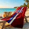 FC Bayern München Strandtuch Weich Langlebig Schnelltrocknend Bequem Leicht Geeignet für Schwimmen, Fitnessstudio, Camping, Yoga Urlaub