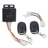 120db Electric Bike/Tricycle Alarm 48V-72V Universal Anti-Theft Alarm System with Remote Electric Bike Scooter Alarm