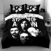 System of a Down Design Ložní povlečení Sada povlaků na přikrývku Povlak na přikrývku Povlaky na polštáře (1* Povlak na přikrývku 2* Povlaky na polštář, bez výplně)