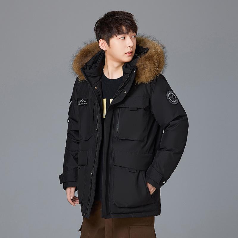Unisex Winter 2025 Parka: Trendy, Thick, Warm Workwear Ski Jacket for Couples