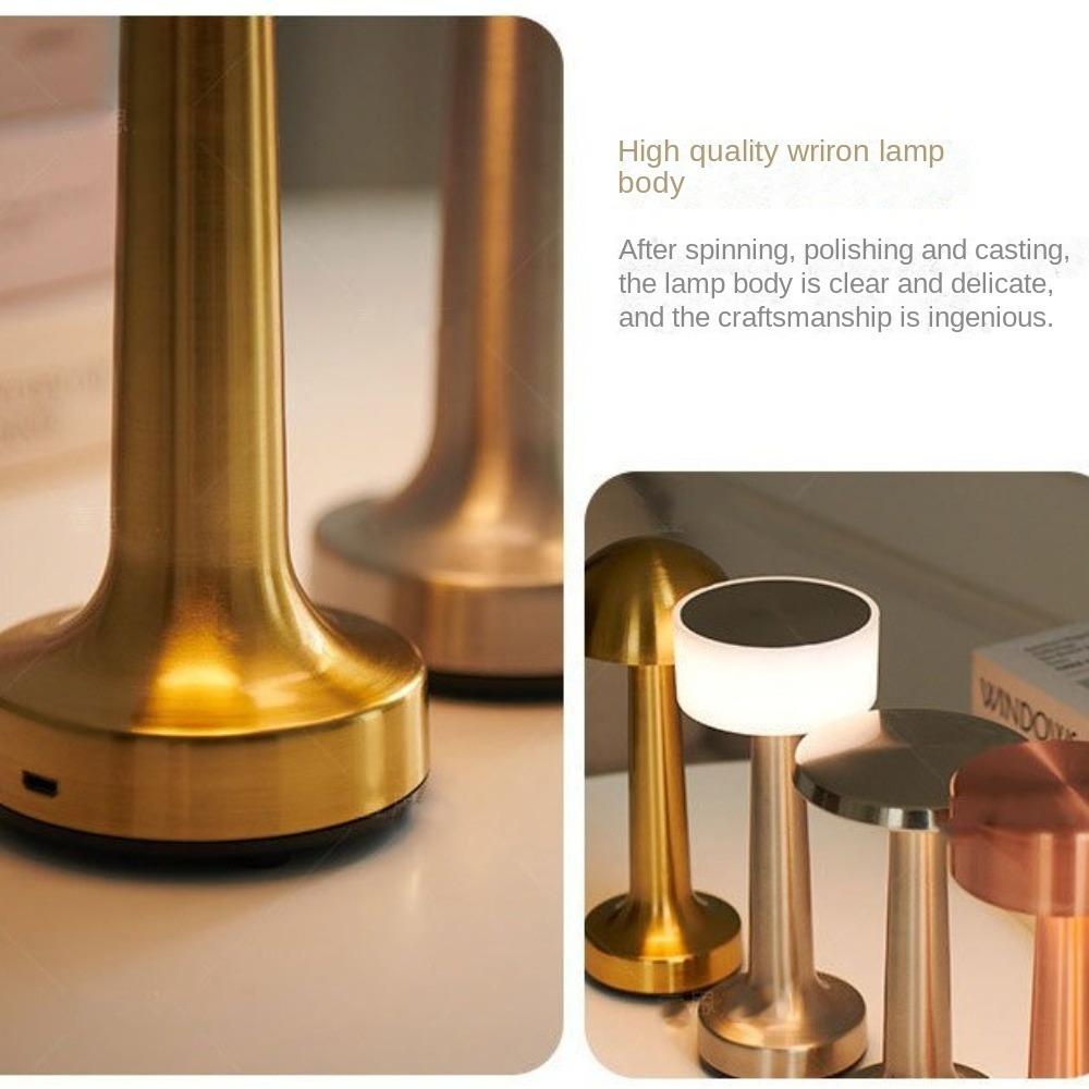 Retro Led Night Lights Touch Indoor Lighting Creative Camping Light  Hotel Bar Coffee Table