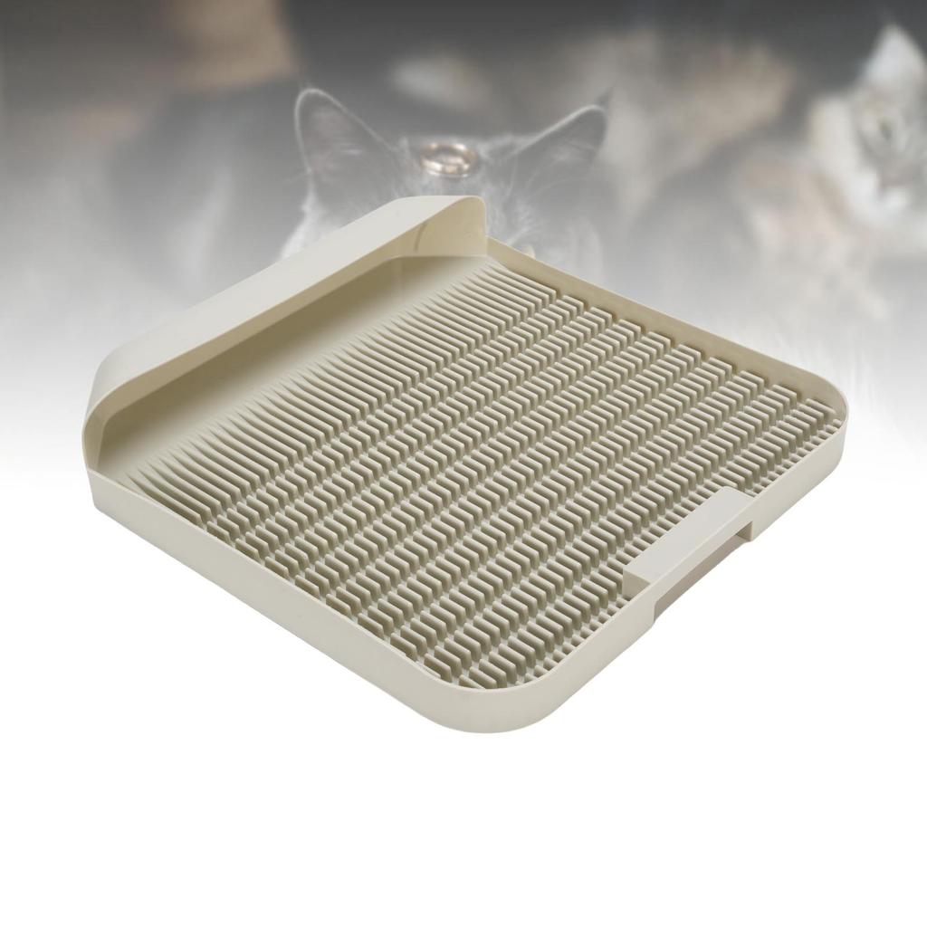 Cat Litter Box Step 37.3x37cm Double Layer Water Proof Multi Purpose Cat Litter Box Mat