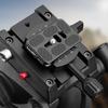 Haoge Quick Release Plate QR Clamp Adapter Converter for Specific Manfrotto Sachtler Benro Sirui Tripod Fluid Video Fits 501PL RC3 RC5 NG Heads