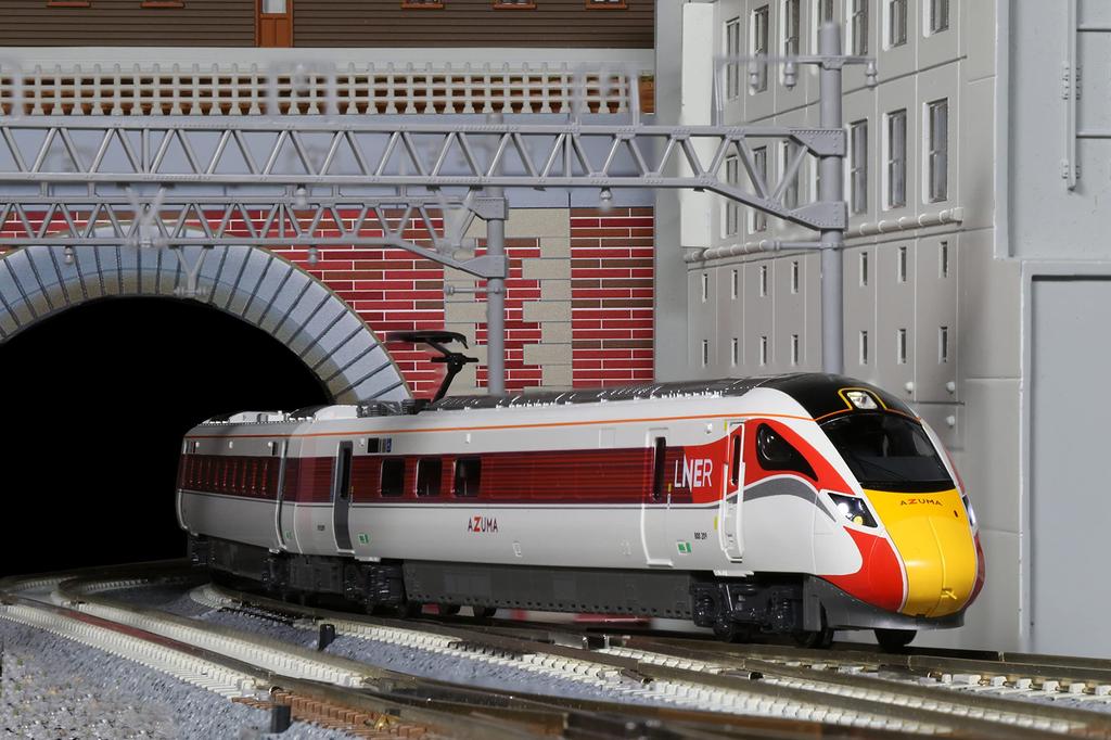 KATO N Gauge British Railways LNER AZUMA Set Eisenbahn-Modellzug, rot, Klasse 800/2, 5 Wagen, 10-1674