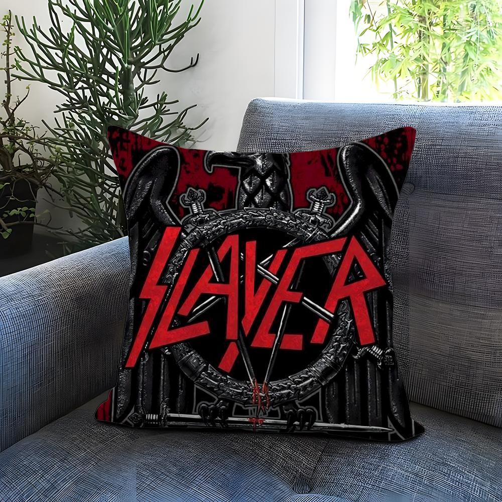 

Fashion S-SSlayer Cushion Cover Comfortable Reversible Pillow Cover Ideal for Car Sofa Bedroom & Beyond 30cmx30cm