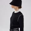 SUPERIOR Women'S Color Block Round Sweater Black (Iw0Drd30139)