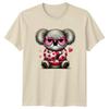 Koala Valentines Day Hearts Unisexs TShirt Unisexs Tee Graphic Unisex Top