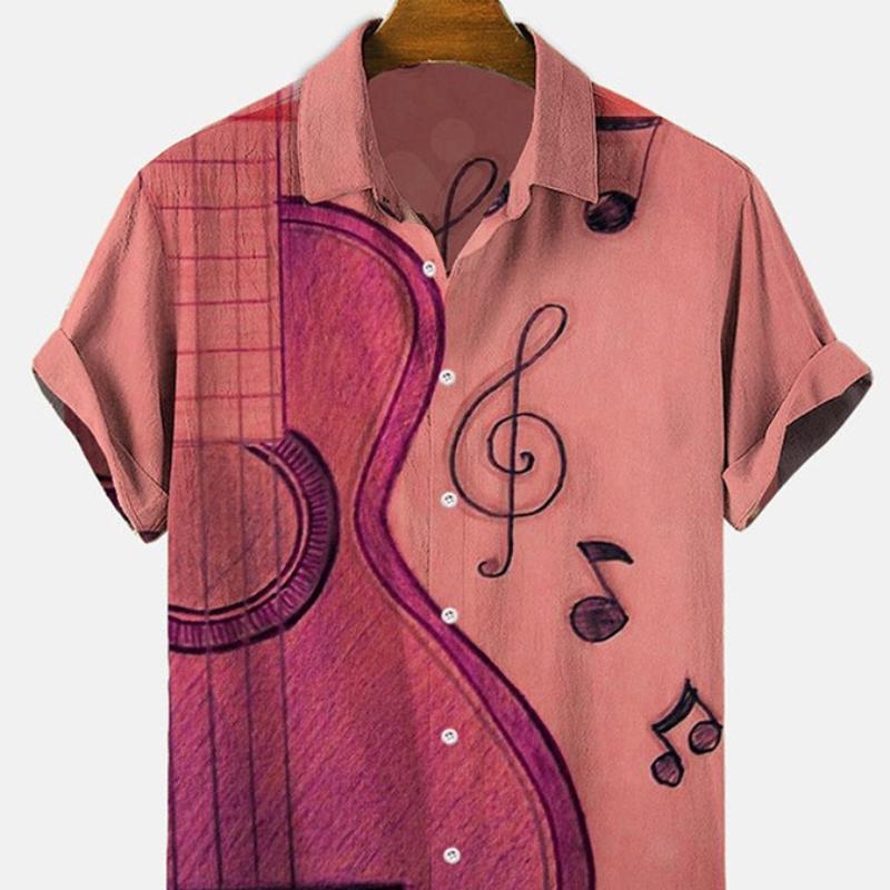 Летняя новая мужская повседневная модная рубашка большого размера с короткими рукавами — фото 9