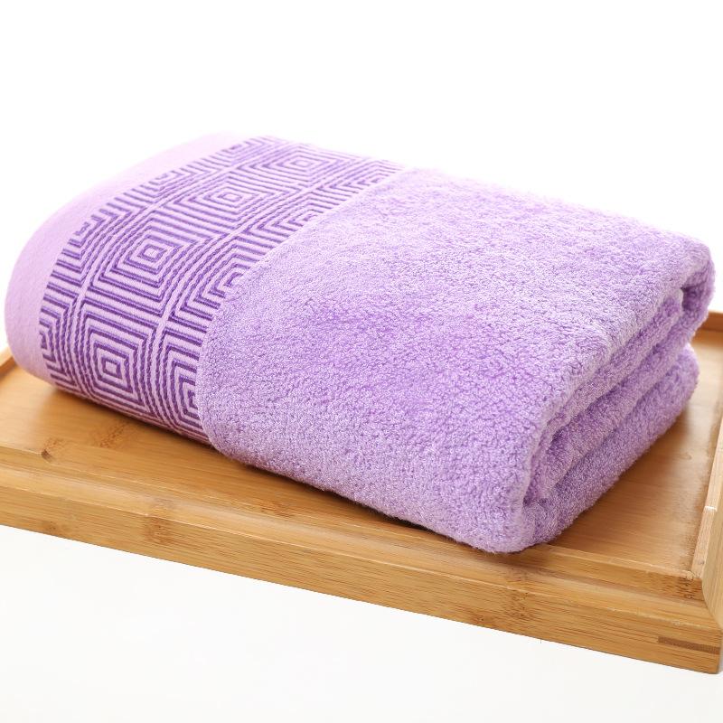 Household Soft Water-absorbing Large Jacquard Bath Towel
