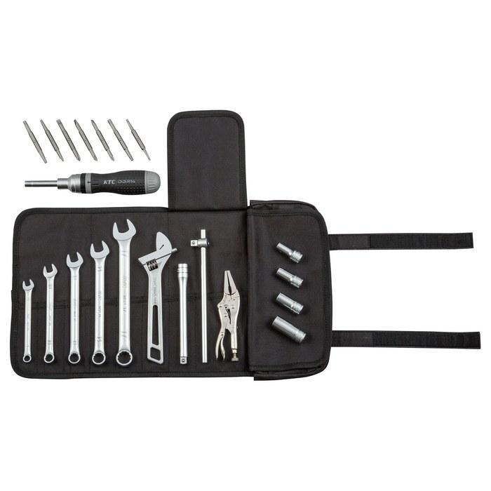 Kyoto Tool [KTC] Moto Club Series Rider s Maintenance Tool Set MCK3140 Black, 6.3sq Drive