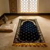 Muslim Prayer Rug Soft Non-slip Portable Polyester for Ramadan Gift Home Worship