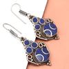Tibetan Turquoise Lapis Lazuli Nepali Earrings Handmade Jewelry Coral Tribal
