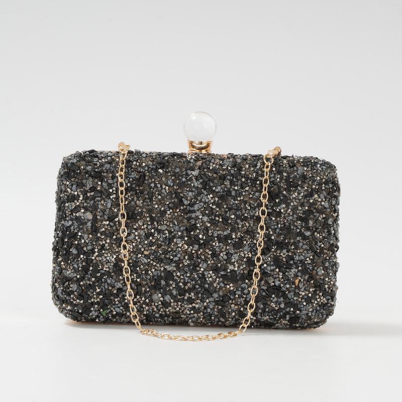 Schitterende Dames Avond Clutch Tas Pailletten Bling Bruiloft Portemonnee Lang China Schouder Portemonnee Mode Dame Diner Feest Tassen