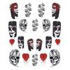 Halloween Nail Stickers Horror  Demons Water Transfer Nail Sticker