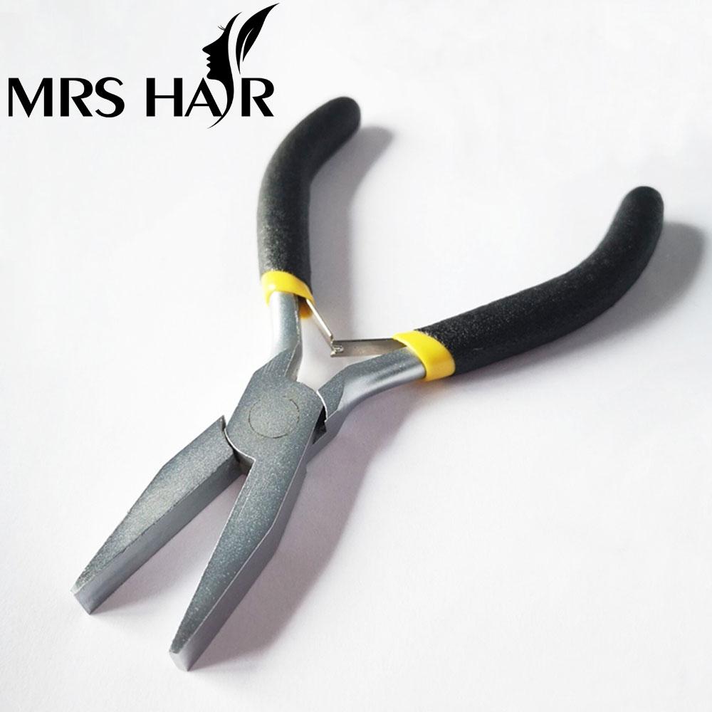 Metal Steel Pliers For I-tip Hair Extension Micro Nano Ring Hair Rings Hair Plier Tools Microlink Hair Extensions Micro Beads