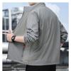 Spring Autumn Stand Collar Solid Cardigan Jacket Men Casual Fashion All-match Zipper Coat