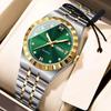 Women Quartz Watch Luminous Waterproof Week Date Wristwatch Stainless Steel Watches