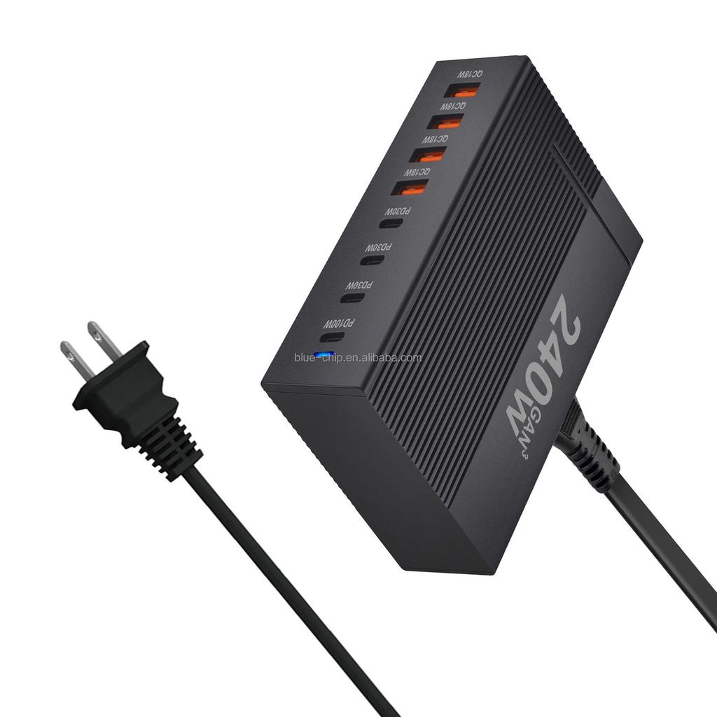 Multifunktion Mobil Best Selling Multi Power Block Adapter USB Typ C Günstig Großhandel Gan 240 Watt Schnell Handy Wandladegerät