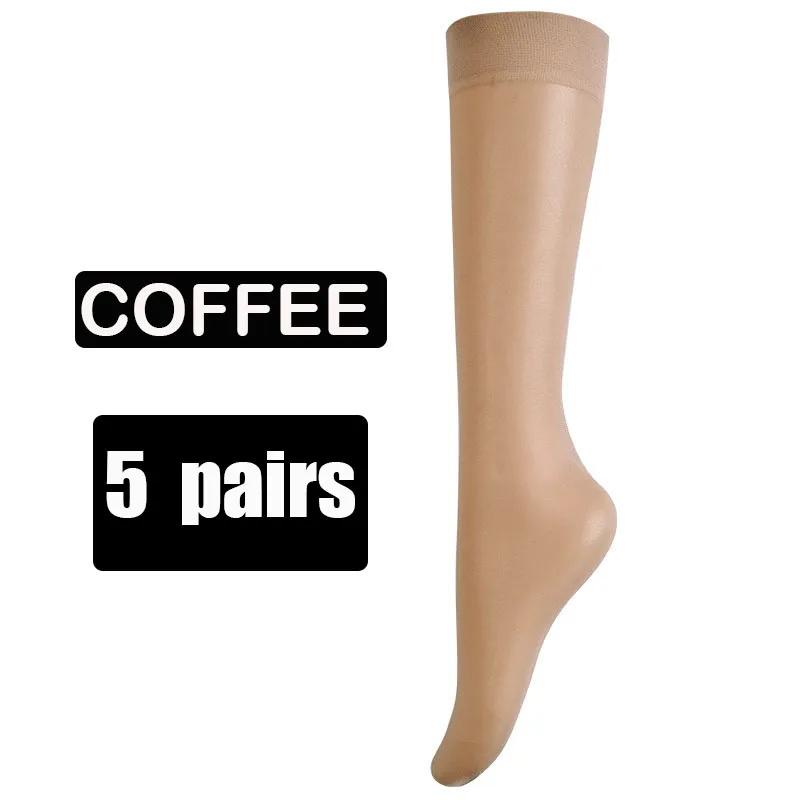 510Paire Bas Nylon Ultra-Fins Transparents Élasticité Genouillères Dame Haute Qualité Longs Pour Filles Bas One Size beige