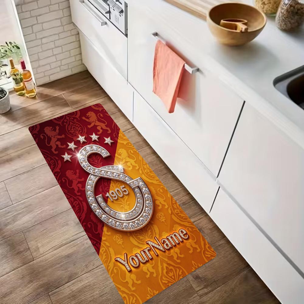 Galatasaray Customize Your Name Kitchen Rug Runner Rug Laundry Mat Hallway Entryway The Best Gift Choice