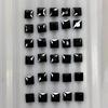 Natural Black Sapphire Square Cut Certified 5x5 Mm 5.40 Ct Gemstone Free Gift