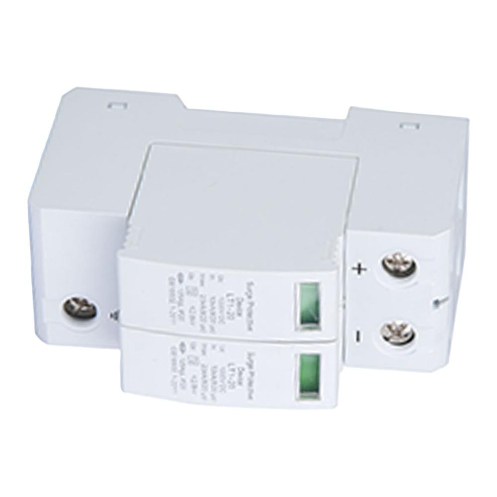 Overvoltage Protection 2P Lightning Protector 1000V 20KA Low Voltage Arrester Arrester Device Photovoltaic Systems