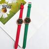 Alloy Case Watches Women Faux Leather Strap Watch Round Dial Quartz Casual Formal Wristwatch Ladies Wristwatch Gifts for Her