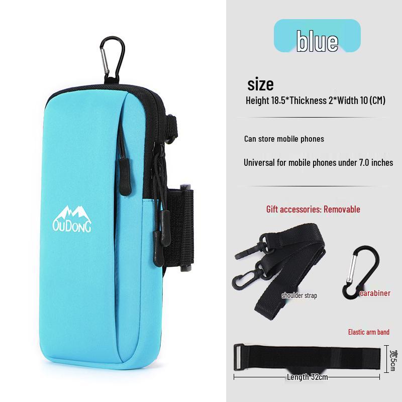 Sports Fitness Armband: Multifunctional Mobile Phone Arm and Wrist Storage Bag for Running and Outdoor Activities